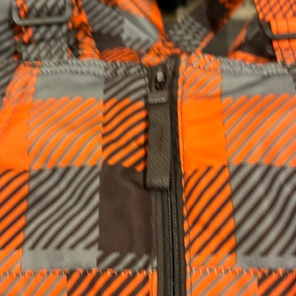 Circo kids bib ski pants, size 18 months, orange/black/gray, gaiters - Picture 4 of 6